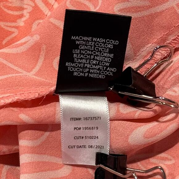 Torrid Top Harper Heart 3/4 Sleeve Coquette Cottagecore Feminine Boho Pink 6 6X - Picture 5 of 6